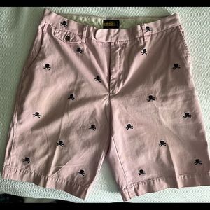 Ralph Lauren Rugby Skull & Crossbones embroidered shorts
